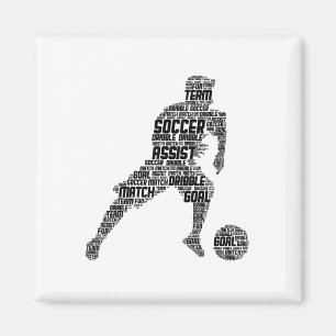 Imã Jogador de Futebol Meninos Homens Crianças 