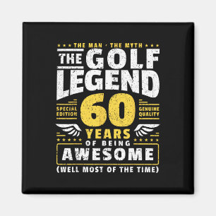 Imã Jogador de Golfe de 60 anos, aniversário