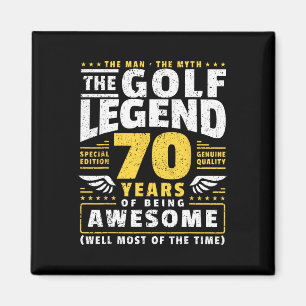 Imã Jogador de Golfe de Aniversário de 70 70 Anos