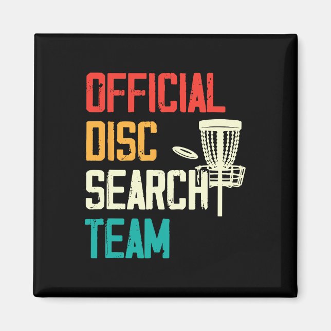 Imã Jogador de Golfe de Disco Frisbee Discóbolo Disco  (Frente)