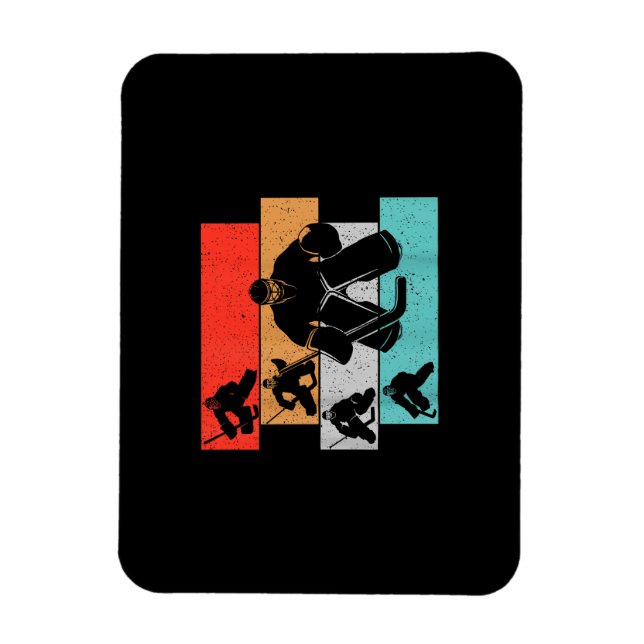 Ímã Jogador de Hóquei em Hóquei em Gelo (Vertical)