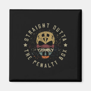 Imã Jogador de Hóquei no Gelo Camiseta Goleiro Disco F