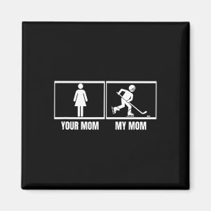 Imã Jogador de Hóquei Sua Mãe Minha Mãe Filha Filho En