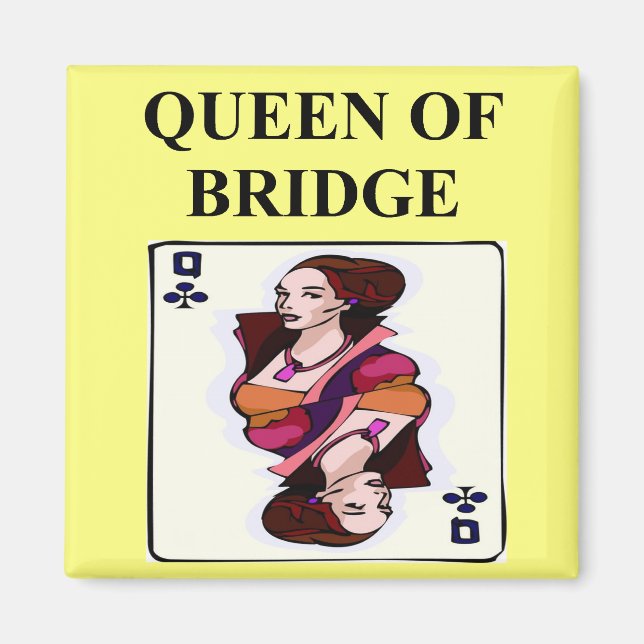 Imã jogador de jogo bridge duplicado (Frente)