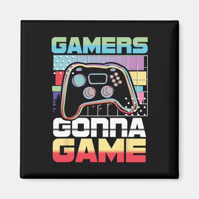 Imã Jogador de jogos do Gongo Engraçado (Frente)
