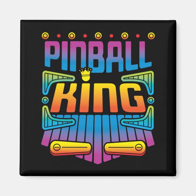 Imã Jogador de Jogos do Pinball King Arcade (Frente)