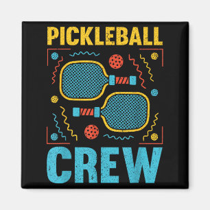 Imã Jogador de pickleball engraçado pickle ball tripé