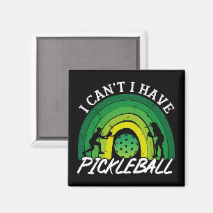 Imã Jogador De Pickleball Eu Não Posso Ter Arco-Íris D