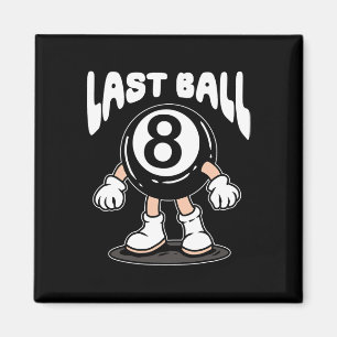 Imã Jogador de Piscina 8 Ball Billiard Oito Ball Billi