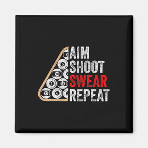 Imã Jogador de Piscina do Aim Shoot Sweot Repetir Bill