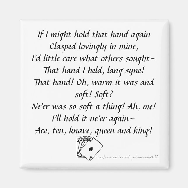 Imã "Jogador de pôquer" (Frente)