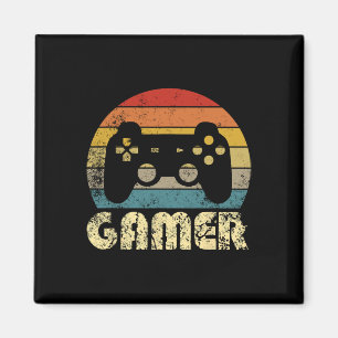 Imã Jogador de Video Game Retro Gamer Meninos Adolesce