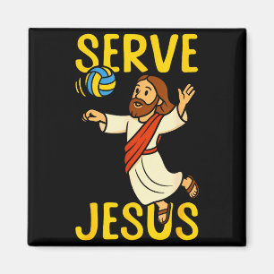 Imã Jogador de Volei Equipe Jesus Saque Jesus 