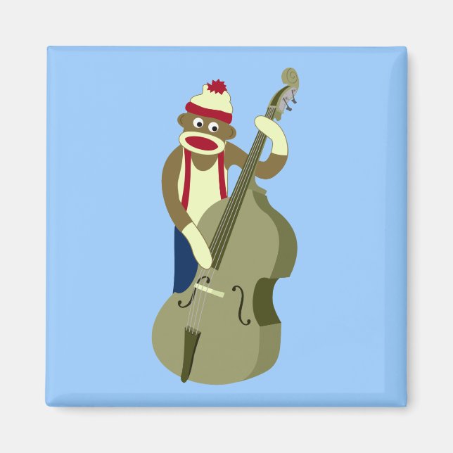 Imã Jogador do Bass de Meia-Macaco em Direita (Frente)