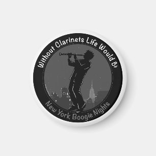 Imã Jogador do clarinete de New York