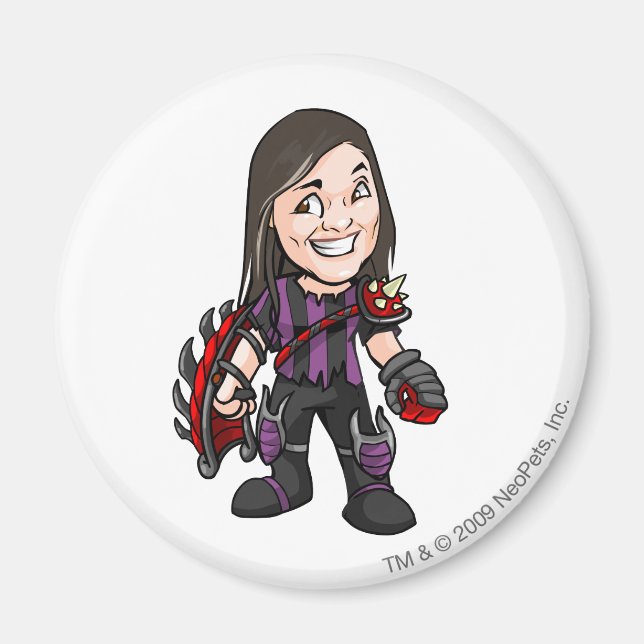 Imã Jogador do Funcionarios Citadel Ziggytron Darigan (Frente)