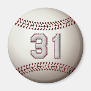 Imã Jogador número 31 - pontos legal do basebol