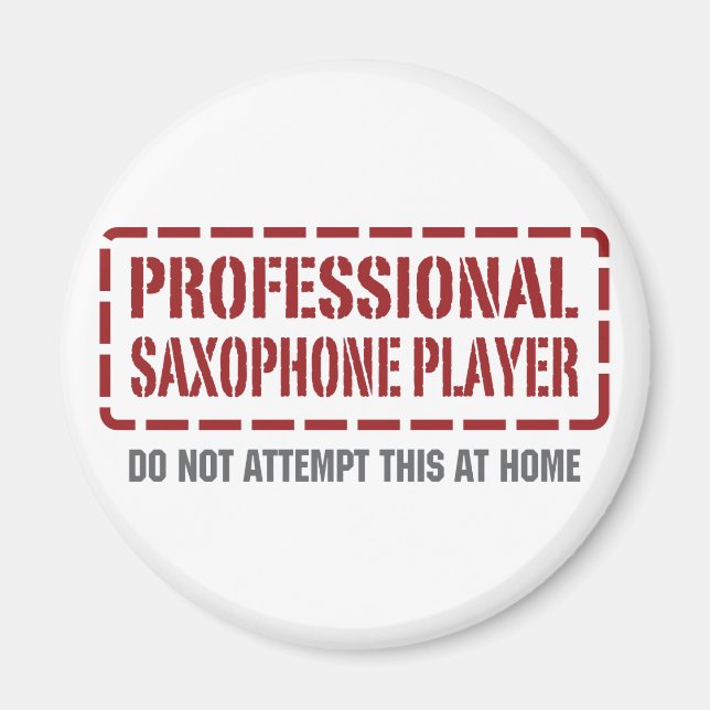 Imã Jogador Saxofone profissional (Frente)
