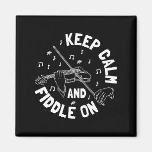 Imã Jogador Violino Engraçado