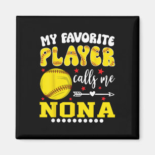 Imã Jogadora de Softbol Meu Jogador Favorito Me Chama