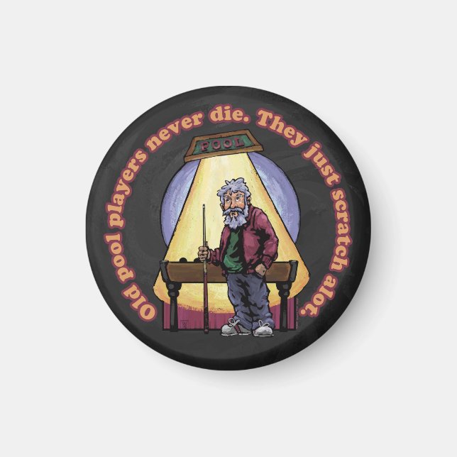 Imã Jogadores antigos de Piscina (Frente)