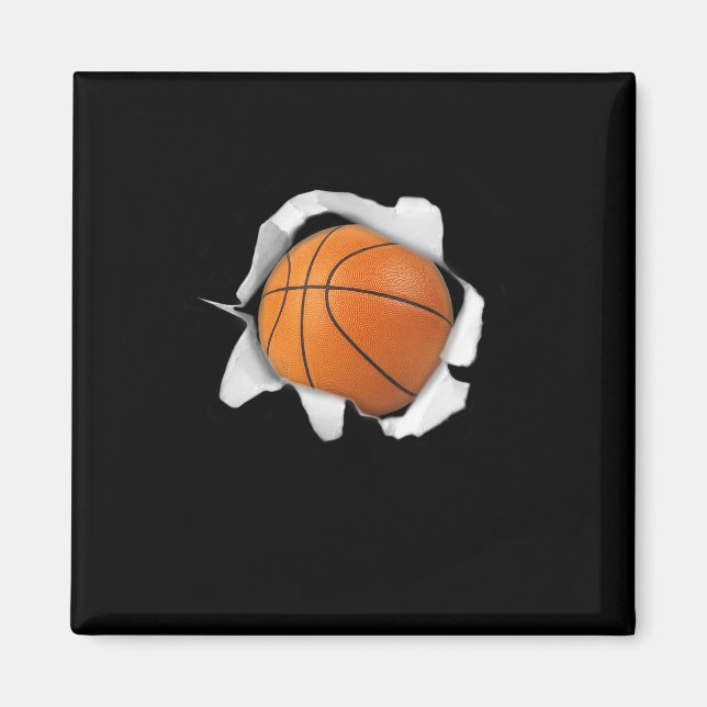 Imã Jogadores de basquetebol Lover Tee Ball Men Menina (Frente)