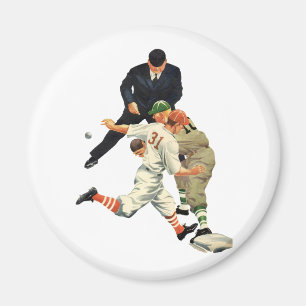Imã Jogadores de beisebol do Vintage Sports estão seg