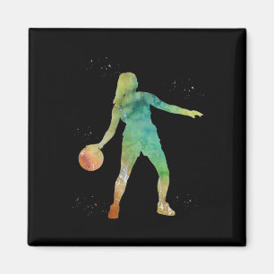 Imã Jogando Garota de Basquete