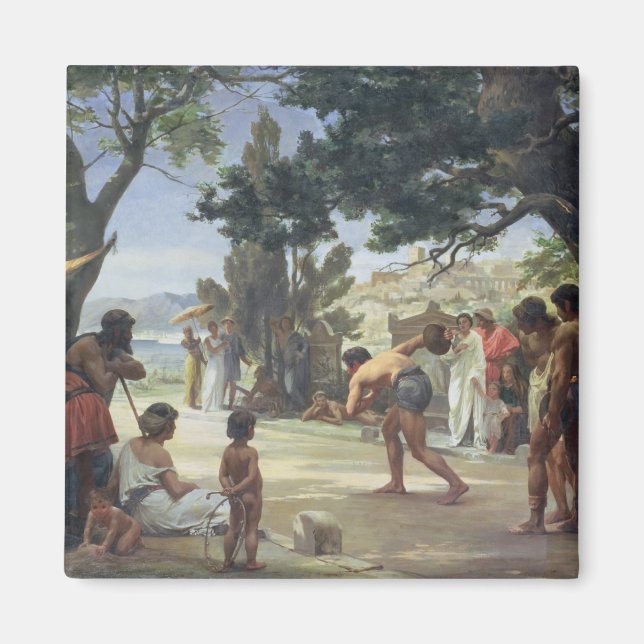 Imã Jogando o Disco, 1875 (Frente)