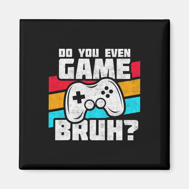 Imã Jogando Video Games - Meme de Jogador de Vídeo Gam (Frente)
