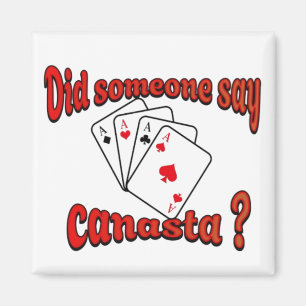 Imã Jogar cartas Canastra
