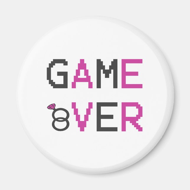 Imã Jogo acabou anel casamento (Frente)