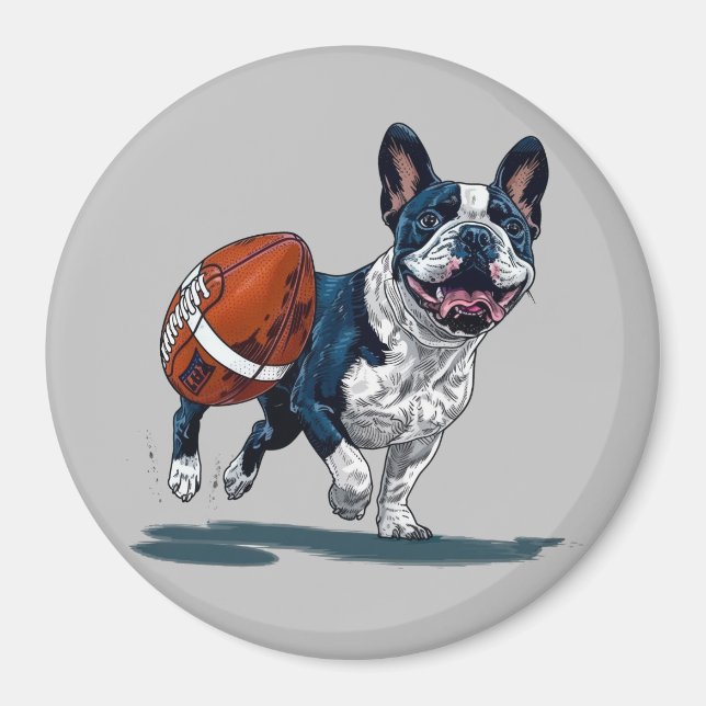 Imã Jogo de Bulldog Francês (Frente)