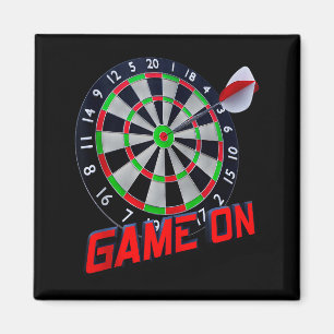 Imã Jogo de Dardo Ligado - Camiseta sem Manga Vermelha