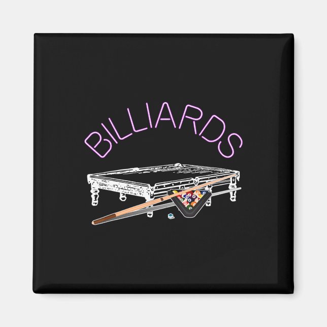 Imã Jogo de Piscina Billiards (Frente)