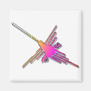 Imã Jogo de Vídeo Retroativo de 8 Bits Linhas Nazca H