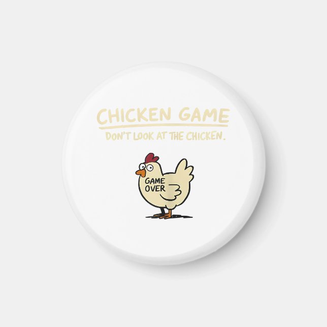 Imã Jogo do Frango Não Olhe Para o Frango Frango Diver (Frente)