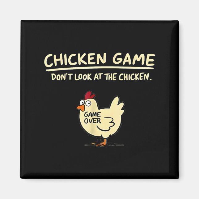 Imã Jogo do Frango Não Olhe Para o Frango Frango Engra (Frente)