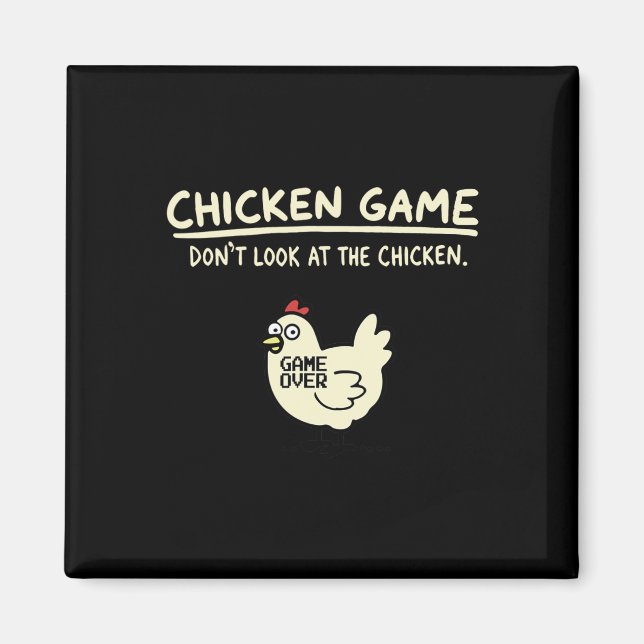Imã Jogo do Não Olhe o Frango (Frente)