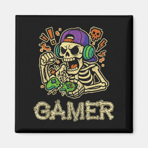 Imã Jogo Engraçado Skeleton Jovens Jovens Jovens Jogos