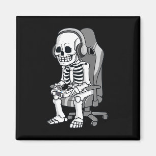 Imã Jogo Halloween Skeleton Assustador Meninos Jovens