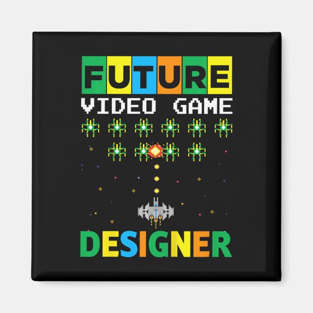 Imã Jogo Jovens Futuro Desenvolvedores de Jogos Toddle (Frente)