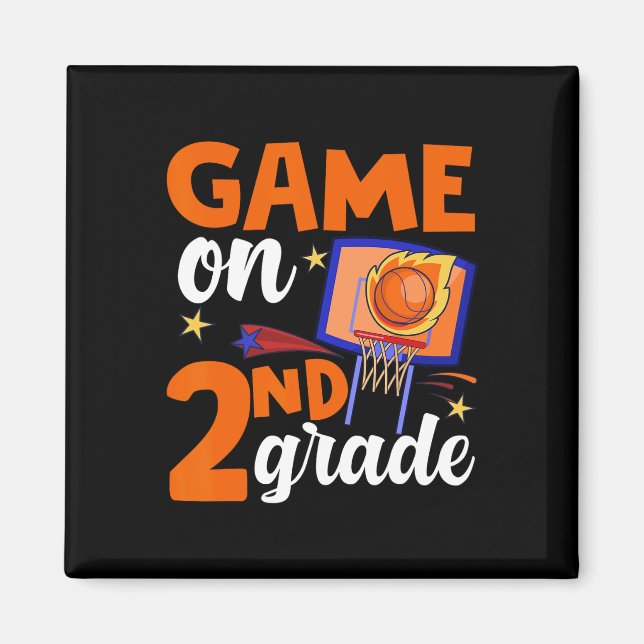 Imã Jogo No segundo De Basquete De Volta Ao Ensino Esc (Frente)