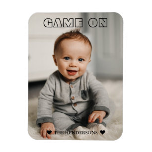 Ímã Jogo sobre a reprodução de fotos da família