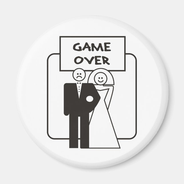 Imã Jogo sobre Casamento (Frente)