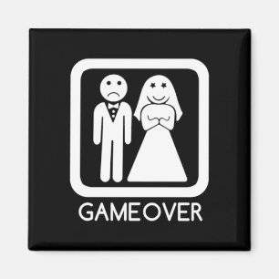 Imã Jogo sobre o ímã da noiva & do noivo