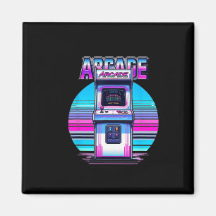 Imã Jogos de Vídeo Arcade Vintage Retro dos Anos 80 e
