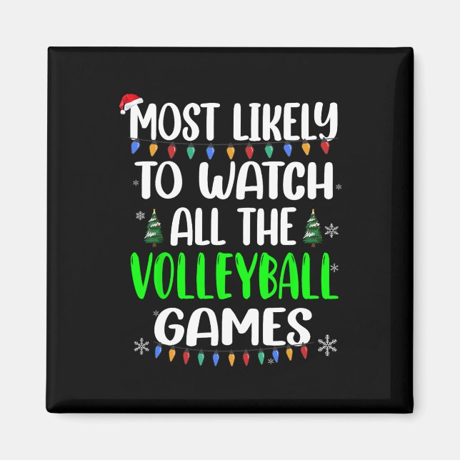 Imã Jogos de Voleibol Mais Prováveis (Frente)