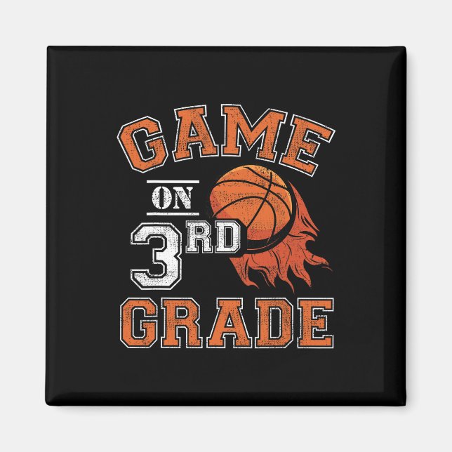 Imã Jogos Divertidos No 3º Ano De Basquete No 1º Dia D (Frente)