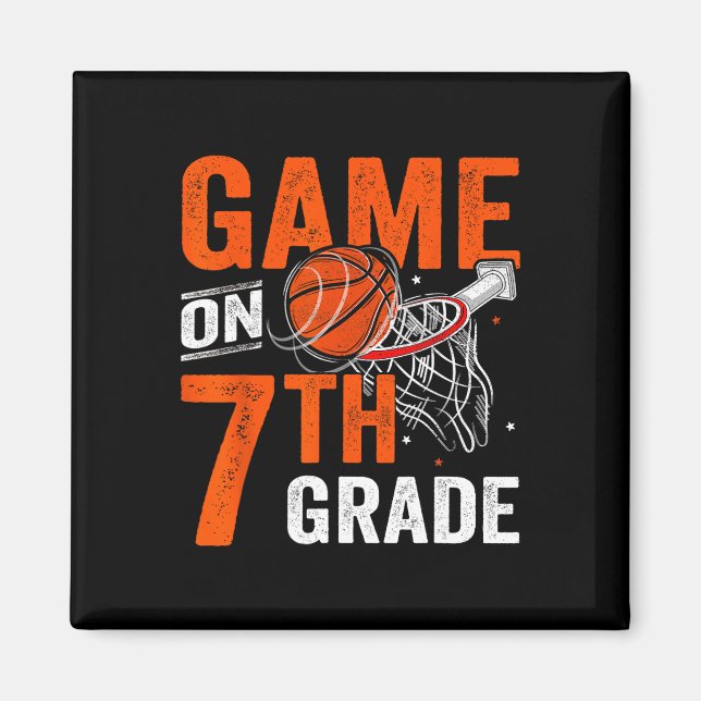 Imã Jogos Divertidos No 7º Ano De Basquete No 1º Dia (Frente)